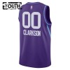 Barn Utah Jazz Tröja Clarkson Jordan Nike 2024-25 City Edition Lila Swingman
